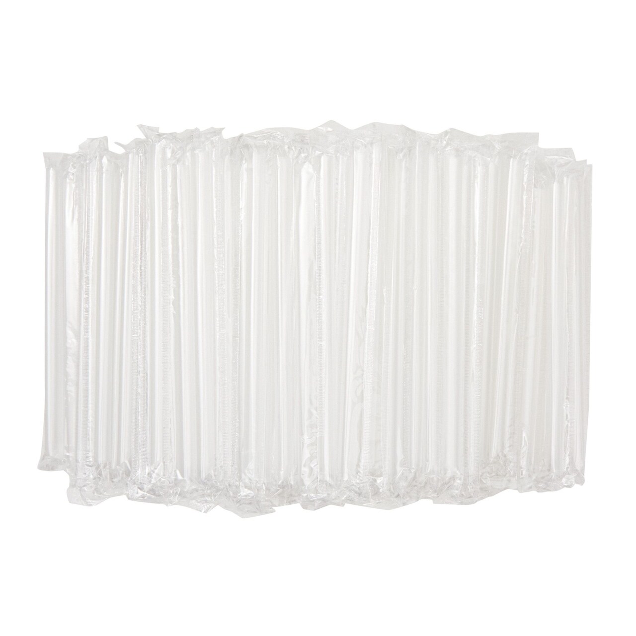Individually Wrapped Boba Tea Straws for Smoothies, Jumbo Size (8.5 In, 200 Pack)